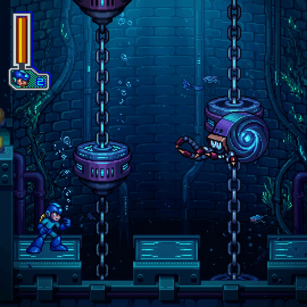 AI Design for make it futuristic , underwater , dark