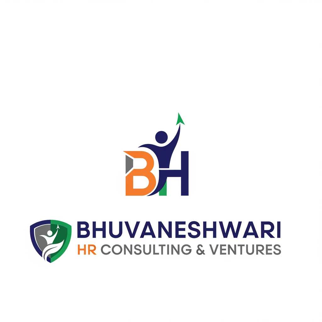 AI Design for Bhuvaneshwari HR Consulting & Ventures create logo