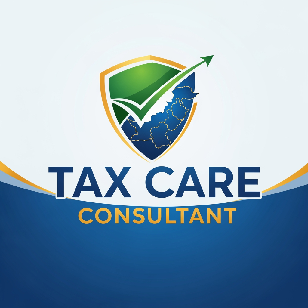 AI Design for My client's business is to tax file, NTN , Trademark register , logo register such kind of services he provides in Pakistan offline. He want to start provide these services online through Facebook and social media. create the logo of his page. His page name is "Tax Care Consultant"