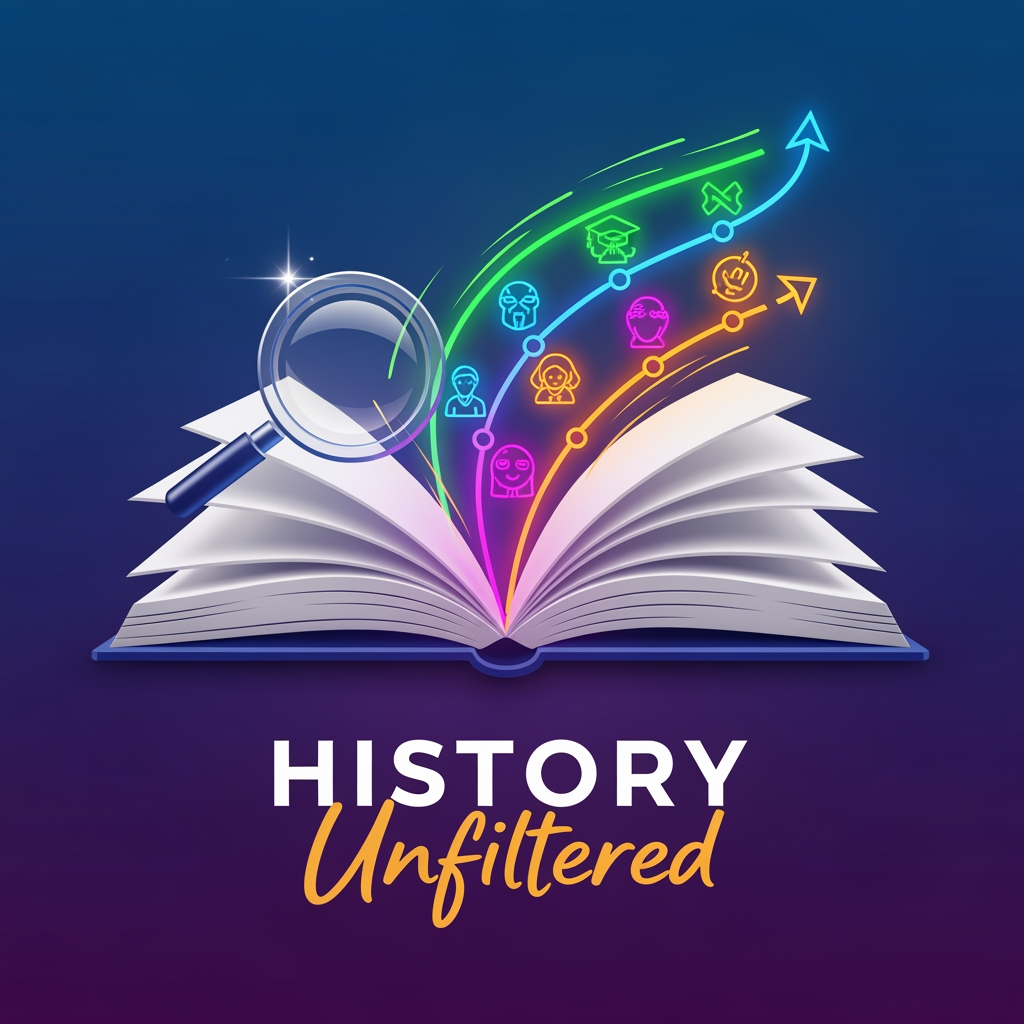AI Design for i WANT TO MAKE A YOUTUBE CHANNEL LOGO FOR A HISTORY DOCUMENTRY CHANNEL WHICH IS FOCUSED TO LEARN HISTORY TO GENERATION Z IN MUCH INTERESTING WAYS . PLEASE GENERATE LOGO PROMT