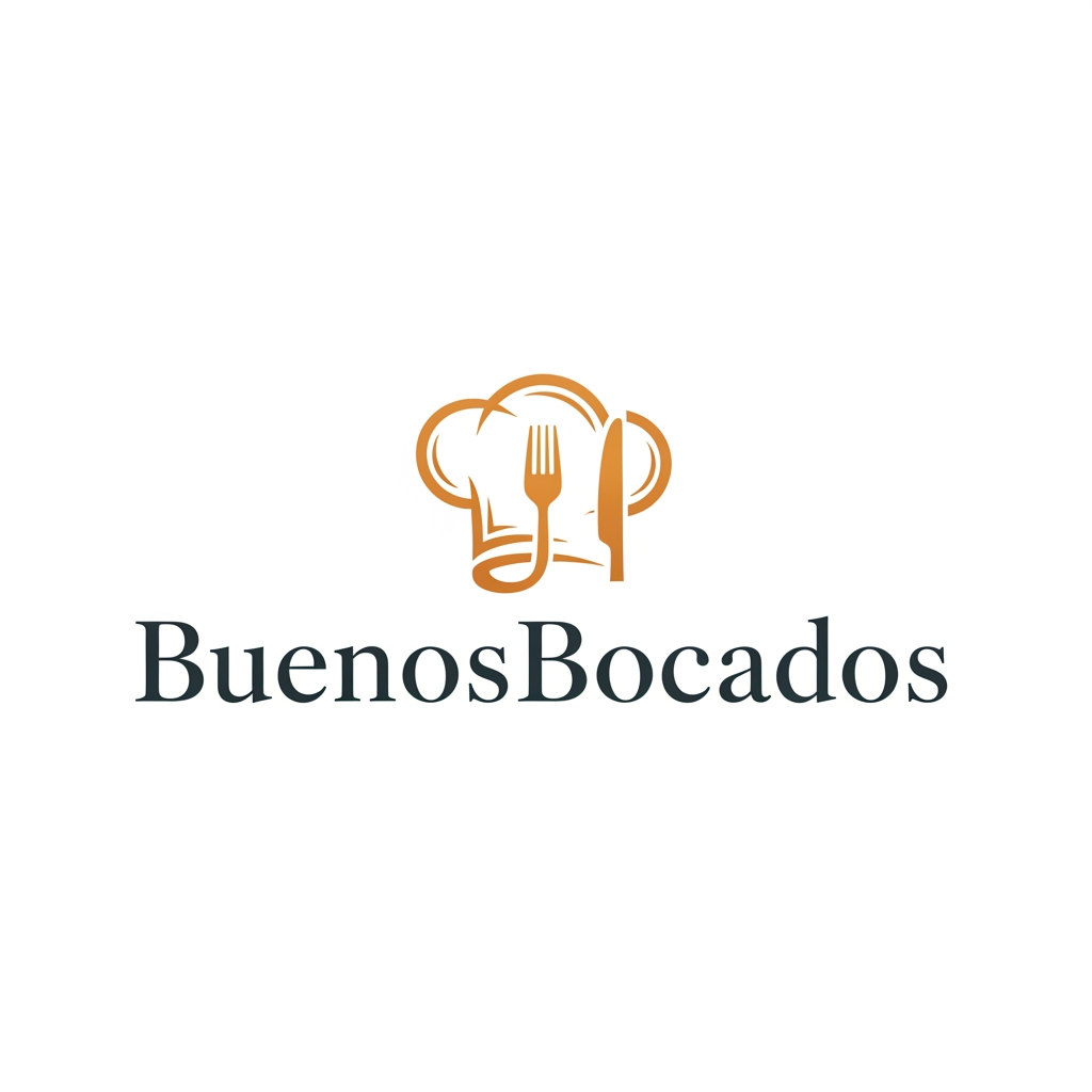 AI Design for i want to create the logo for my brand. The brand calls BuenosBocados, and is a bradn of gastronomy , I want to do private events in people´s home
