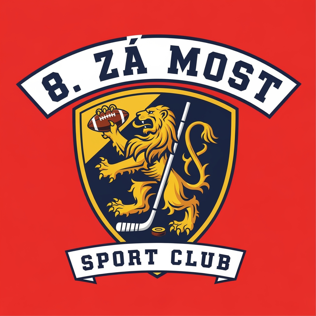 AI Design for logo sport club 8. ZŠ MOST