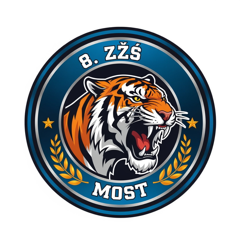 AI Design for logo sport club 8. ZŠ MOST