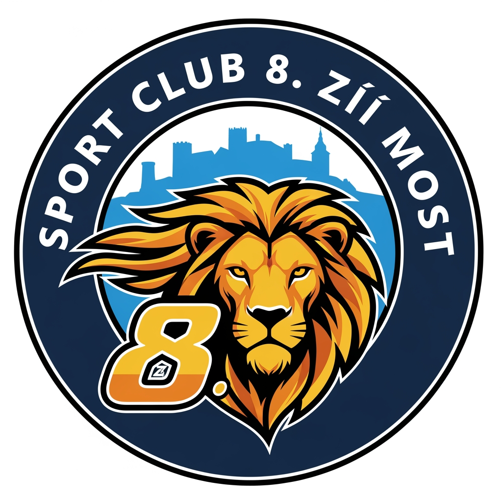 AI Design for logo sport club 8. ZŠ MOST
