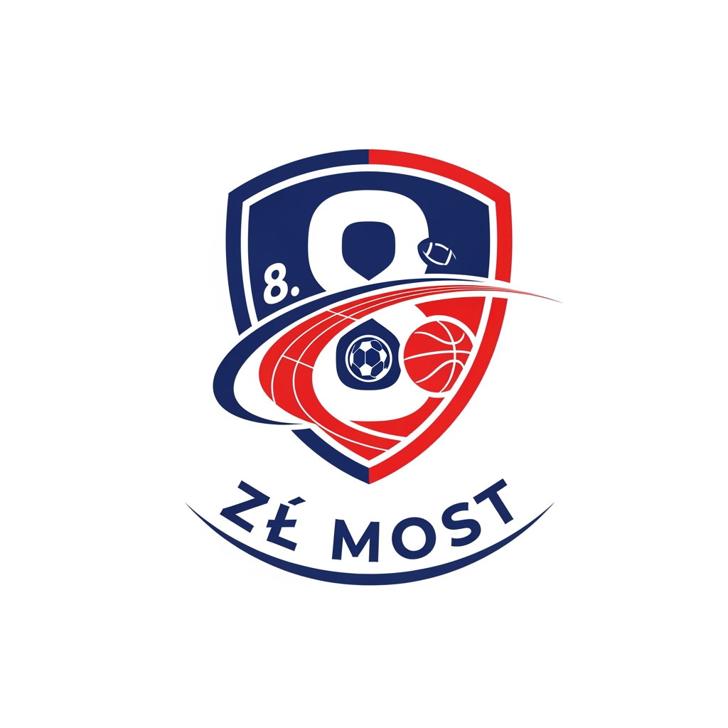 AI Design for logo sport club 8. ZŠ MOST
