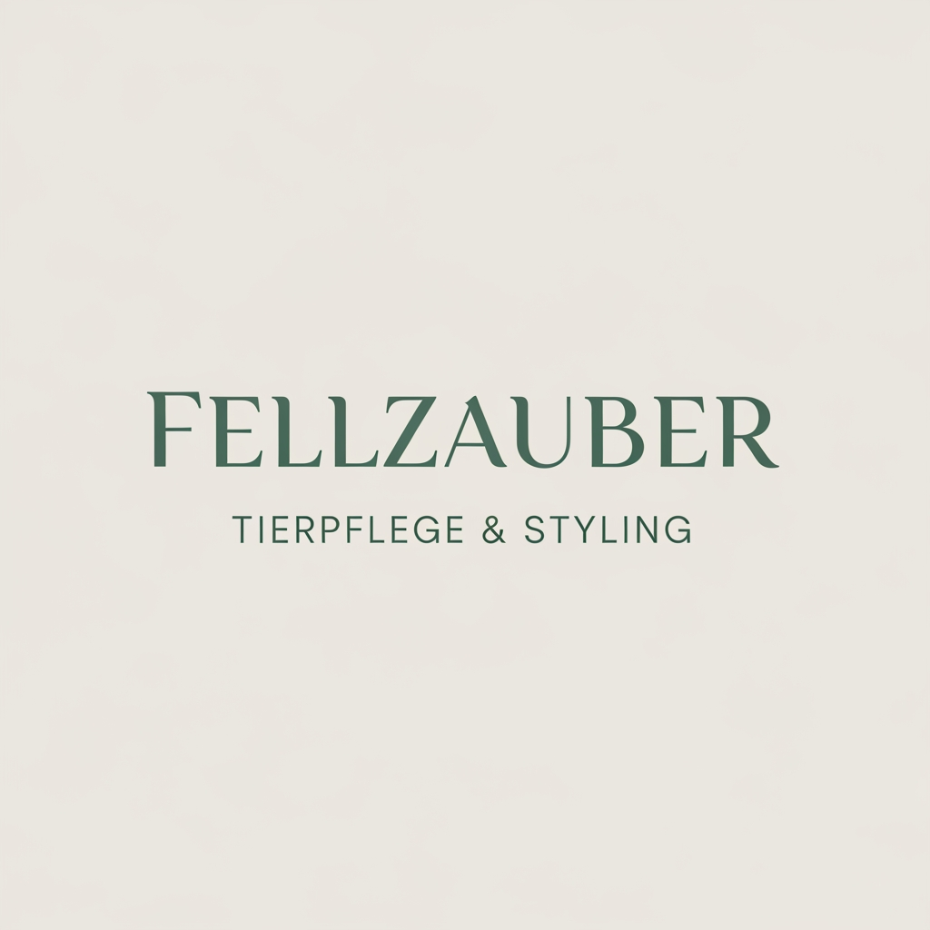 AI Design for A simple font logo for my grooming store "Fellzauber"