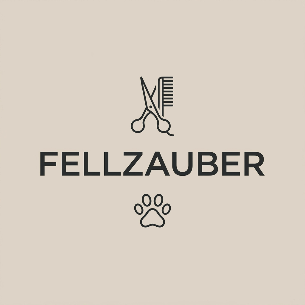 AI Design for A simple font logo for my grooming store "Fellzauber"