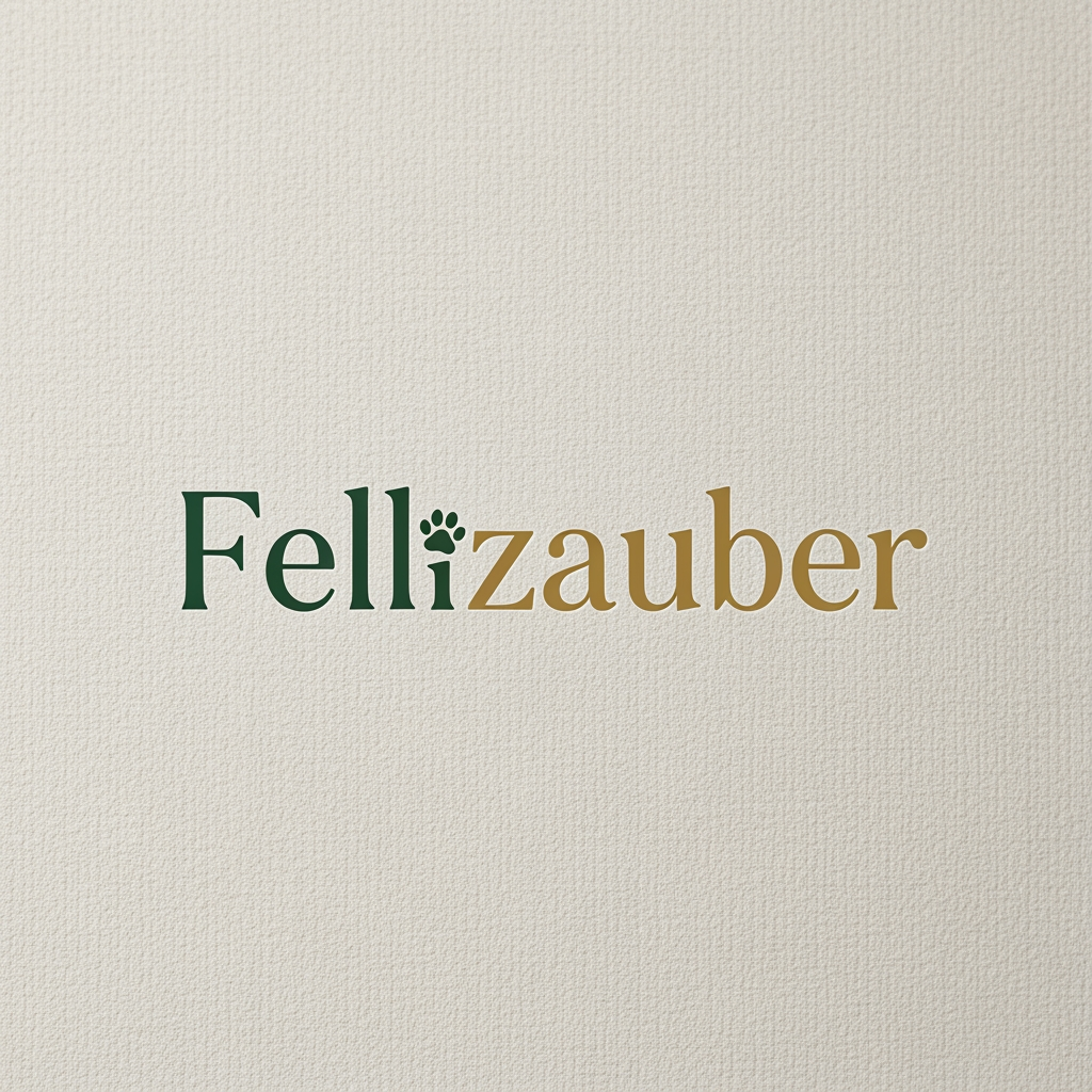 AI Design for A simple font logo for my grooming store "Fellzauber"