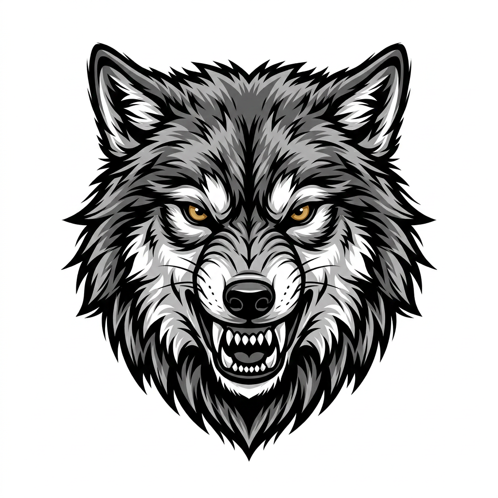 AI Design for make a logo like this but a little agressive