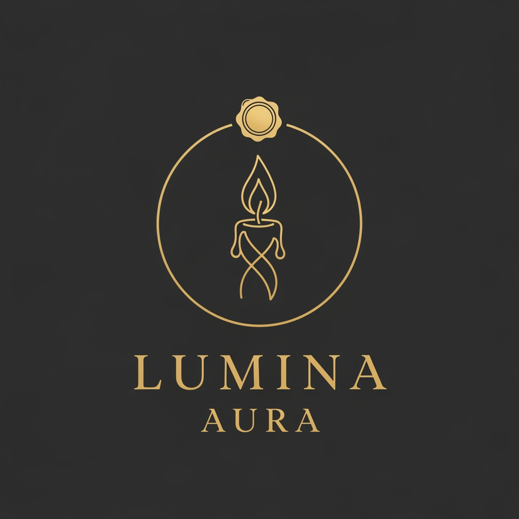 AI Design for I want create logo for wax decor and candle brand I need element related to the topic vibe will be premium luxury and minimal