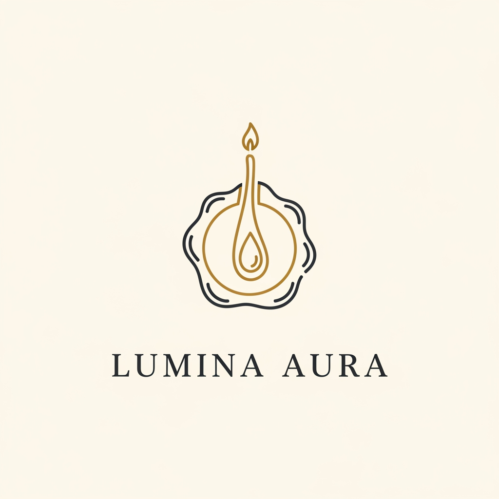 AI Design for I want create logo for wax decor and candle brand I need element related to the topic vibe will be premium luxury and minimal