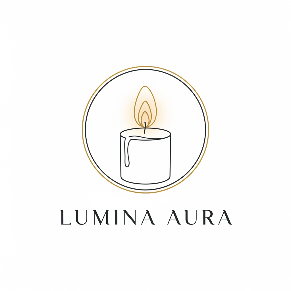 AI Design for I want create logo for wax decor and candle brand I need element related to the topic vibe will be premium luxury and minimal