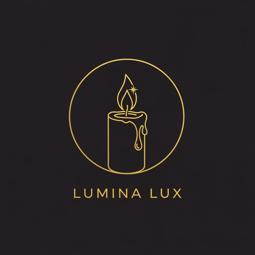 AI Design for I want create logo for wax decor and candle brand I need element related to the topic vibe will be premium luxury and minimal