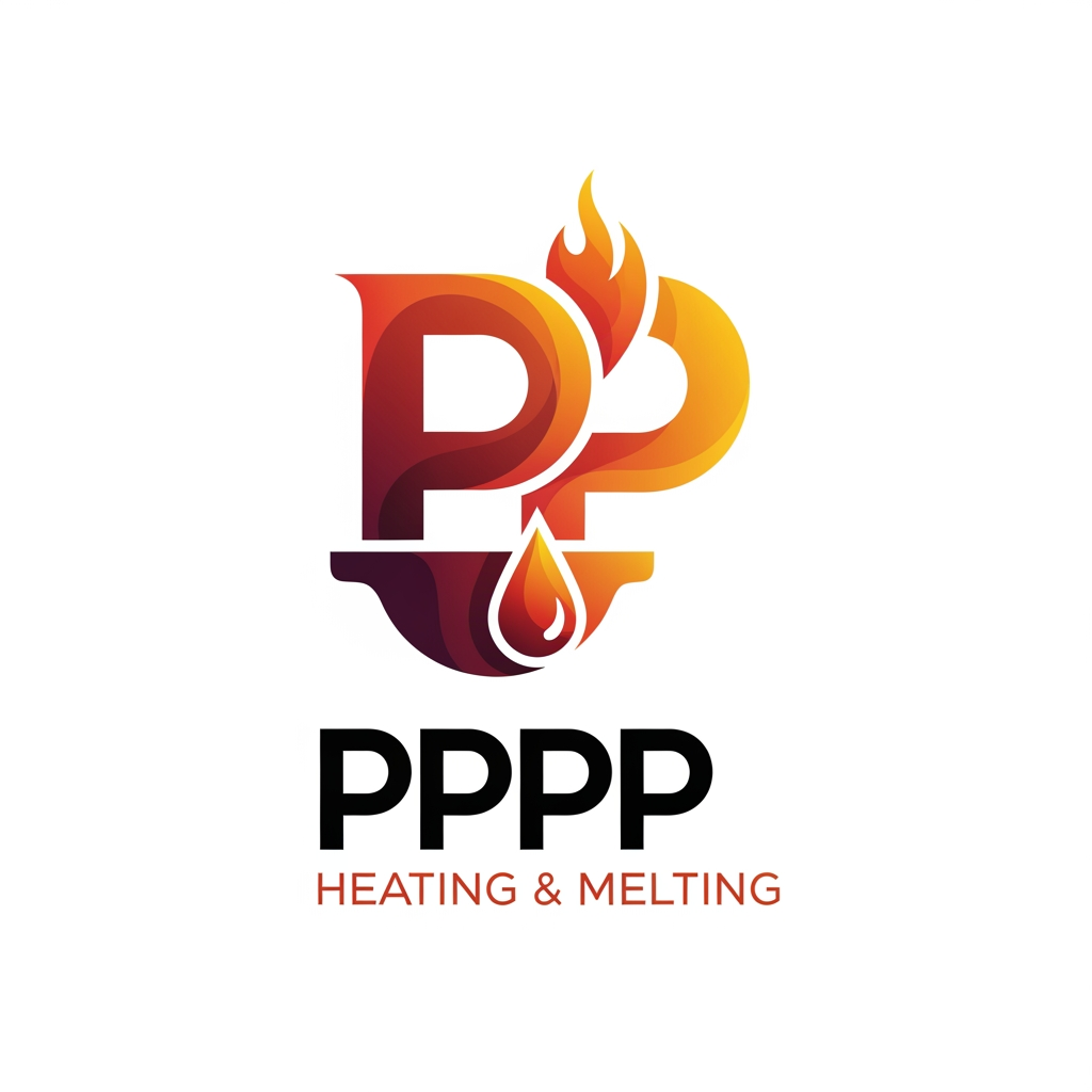 AI Design for mare ek company no logo banavo chhhe jema PPPP no use kari ne combine kari ne ek icon tayar kari ne apo heating melting company chhe mare to ee rit no kaek icon reddy kari ne apo