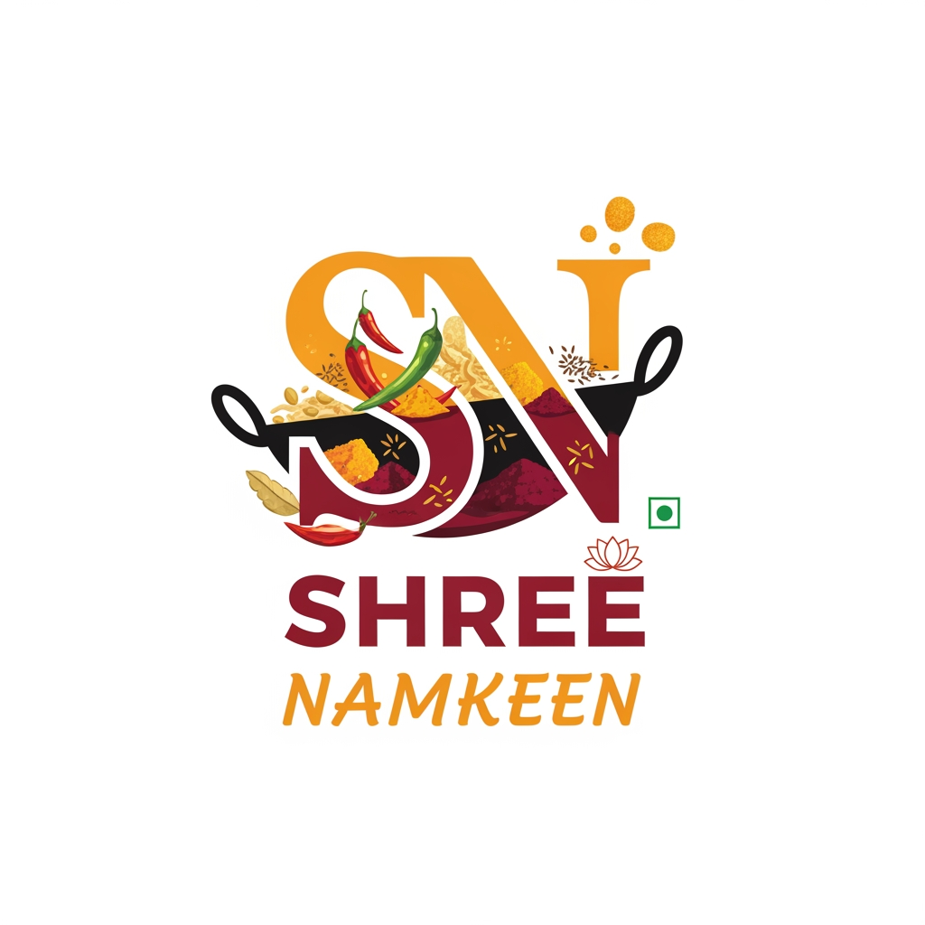 AI Design for create MORE CREATIVE logo of SHREE NAMKEEN