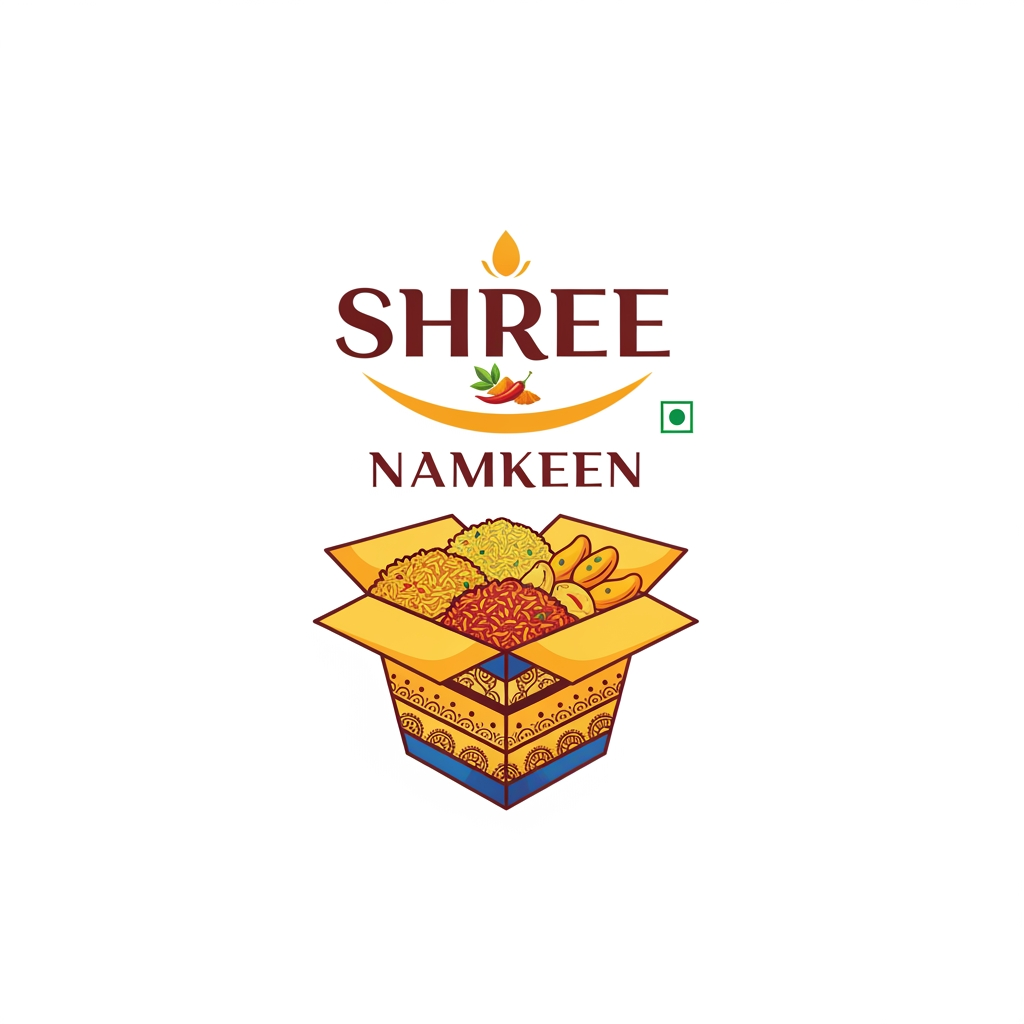 AI Design for create MORE CREATIVE logo of SHREE NAMKEEN