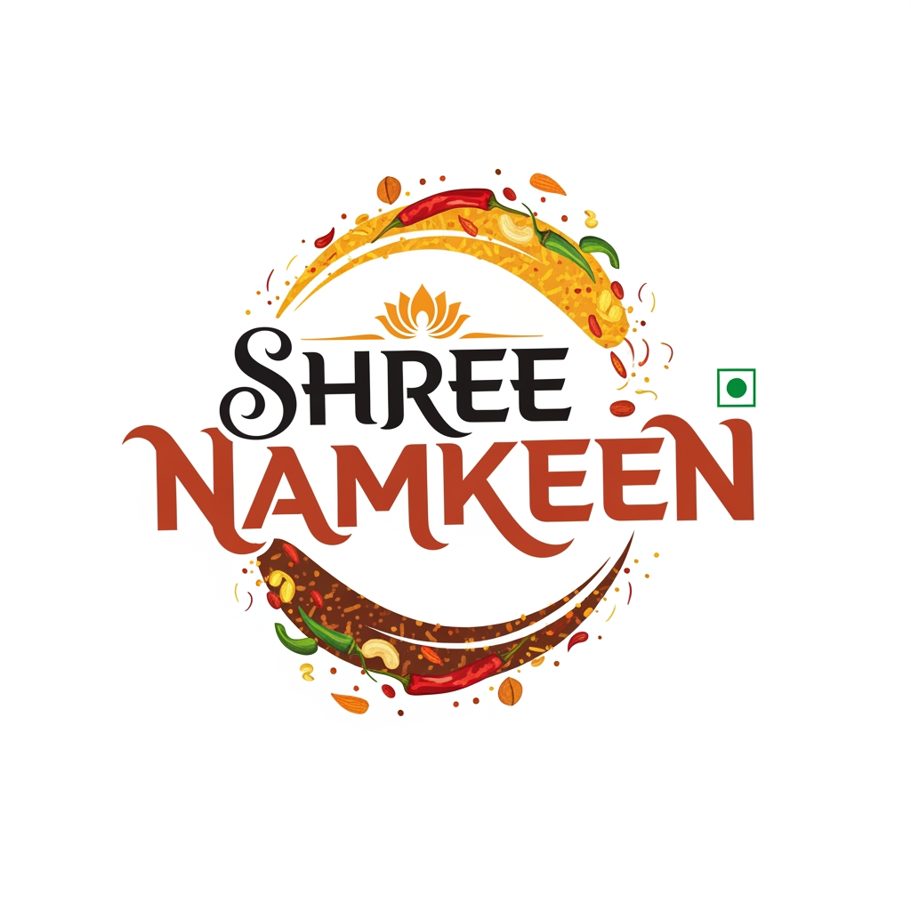 AI Design for create MORE CREATIVE logo of SHREE NAMKEEN