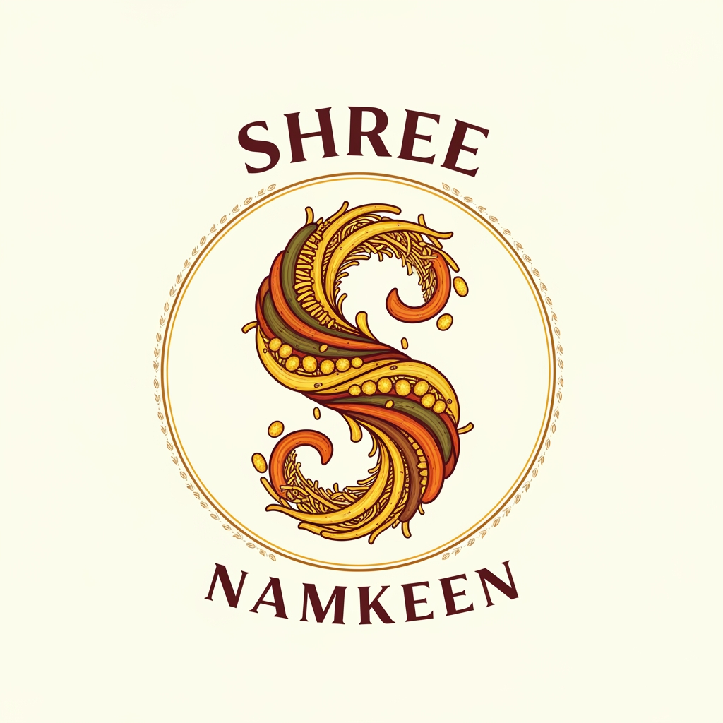 AI Design for create MORE CREATIVE logo of SHREE NAMKEEN