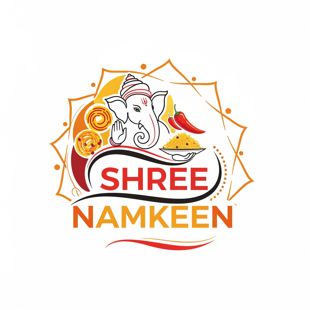 AI Design for create MORE CREATIVE logo of SHREE NAMKEEN