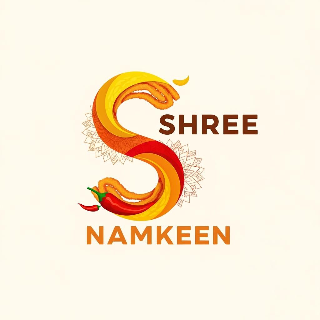 AI Design for create MORE CREATIVE logo of SHREE NAMKEEN