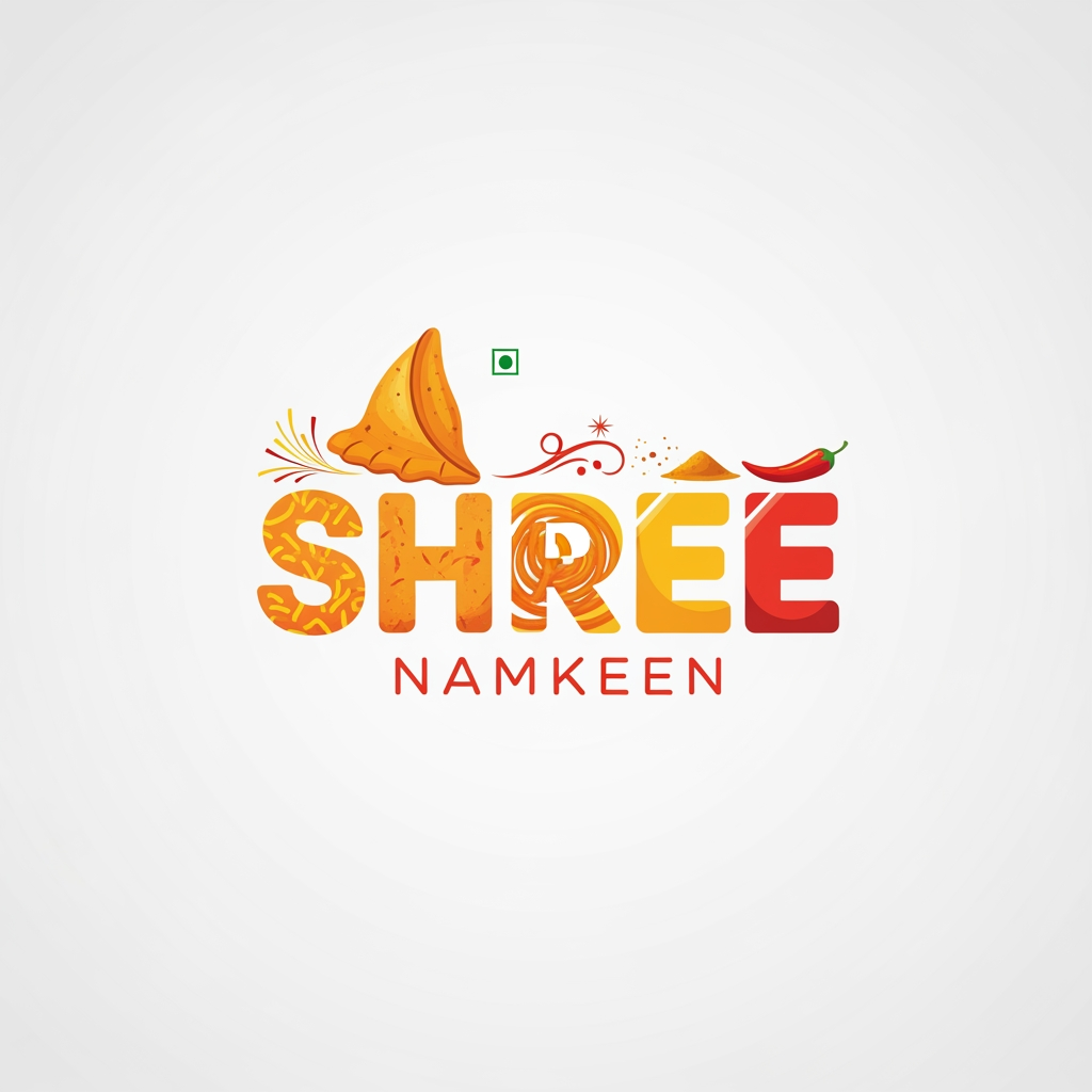 AI Design for create MORE CREATIVE logo of SHREE NAMKEEN