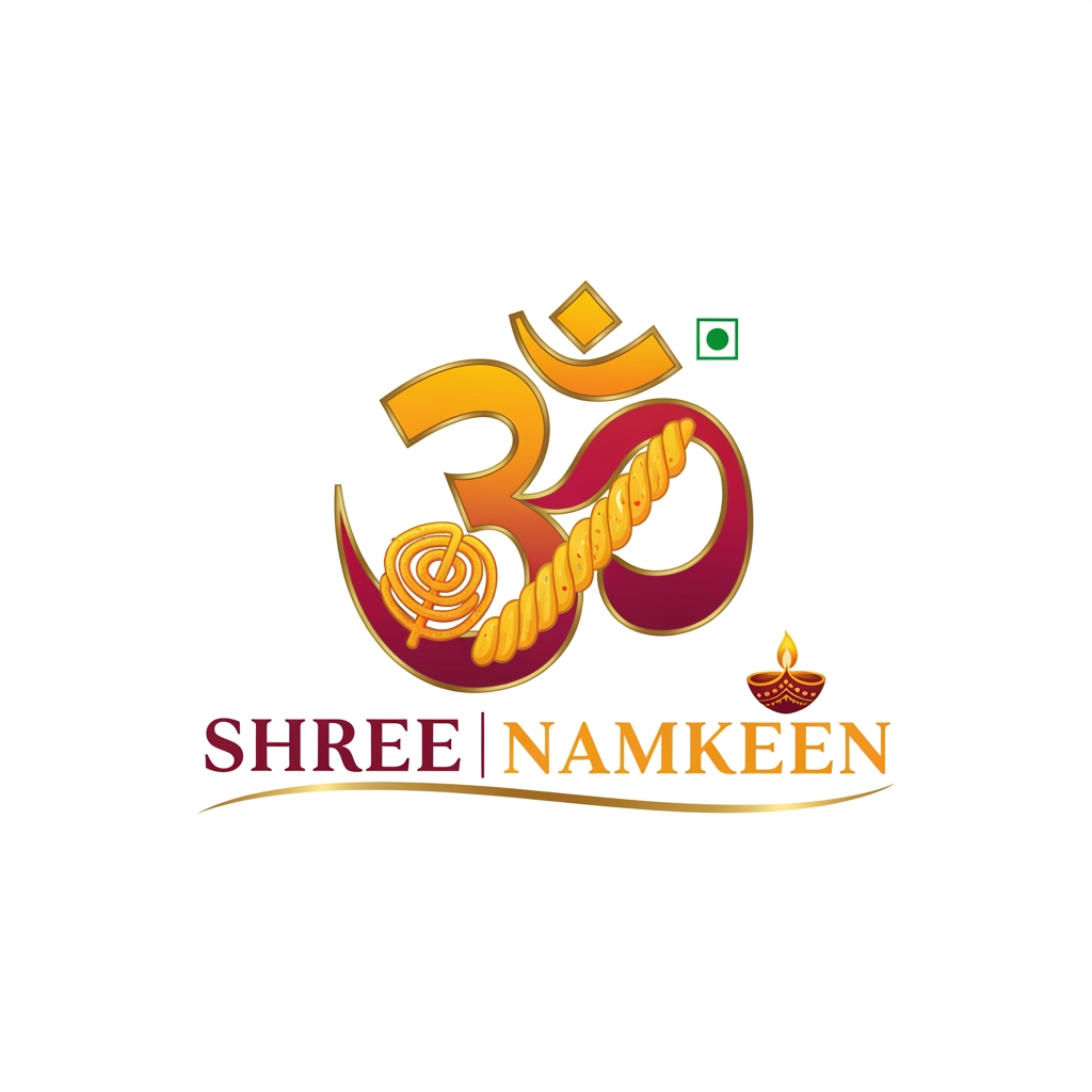 AI Design for create MORE CREATIVE logo of SHREE NAMKEEN