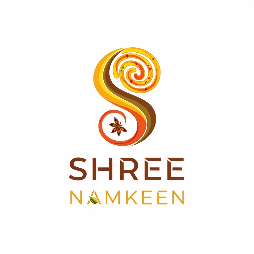 AI Design for create MORE CREATIVE logo of SHREE NAMKEEN