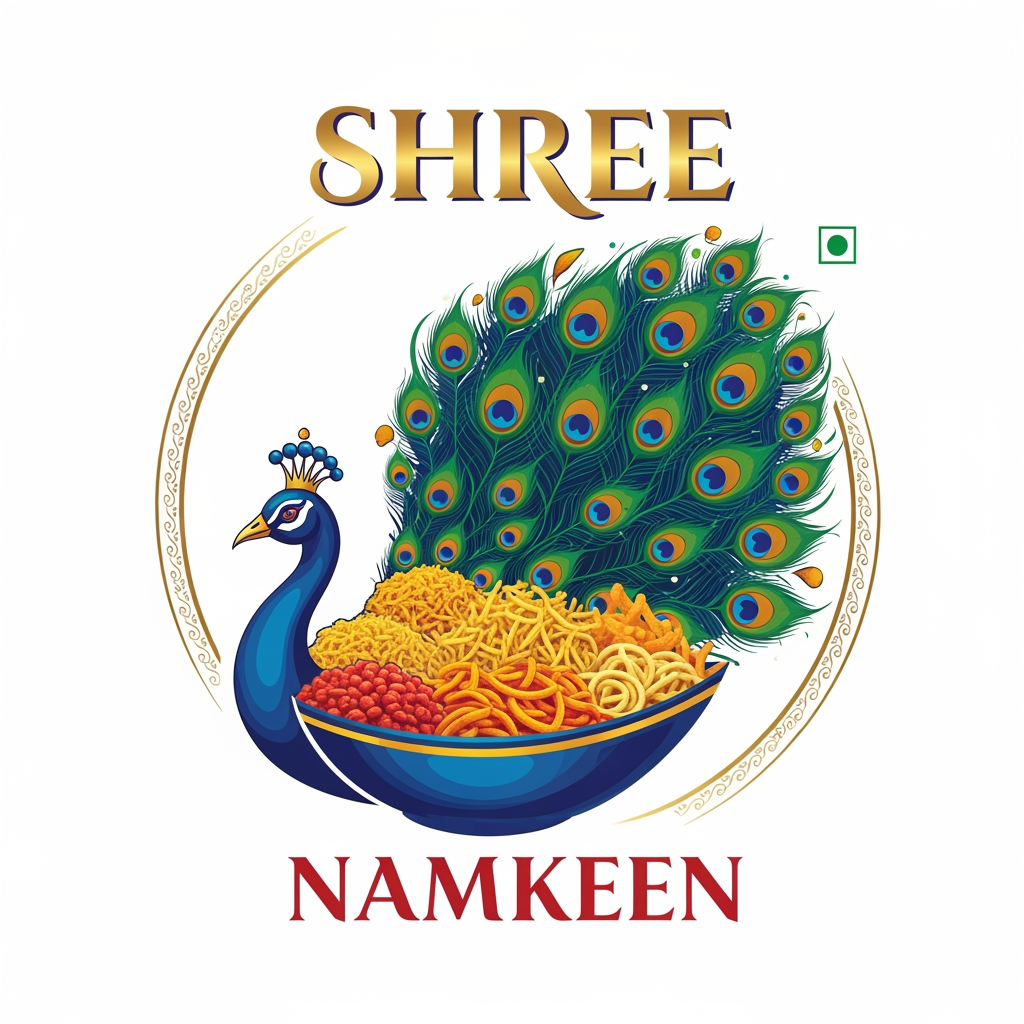 AI Design for create MORE CREATIVE logo of SHREE NAMKEEN
