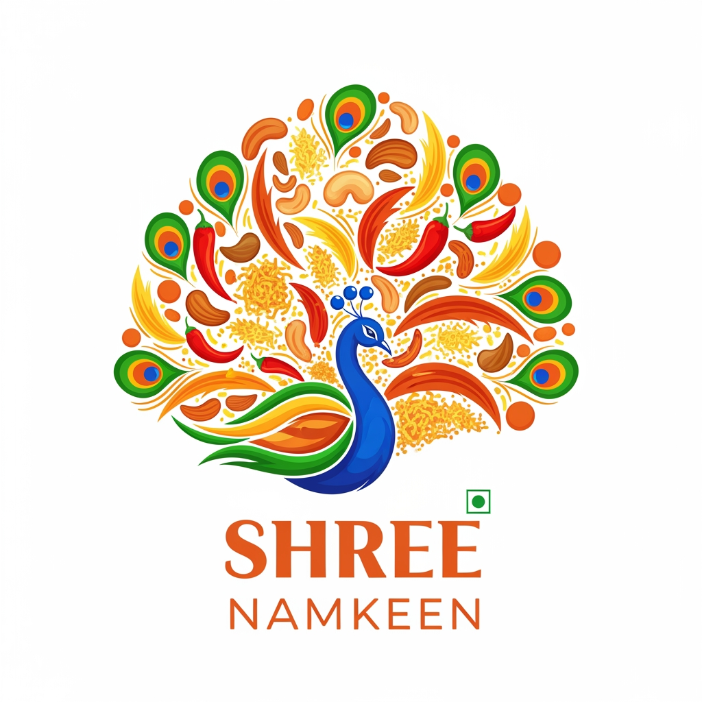 AI Design for create MORE CREATIVE logo of SHREE NAMKEEN