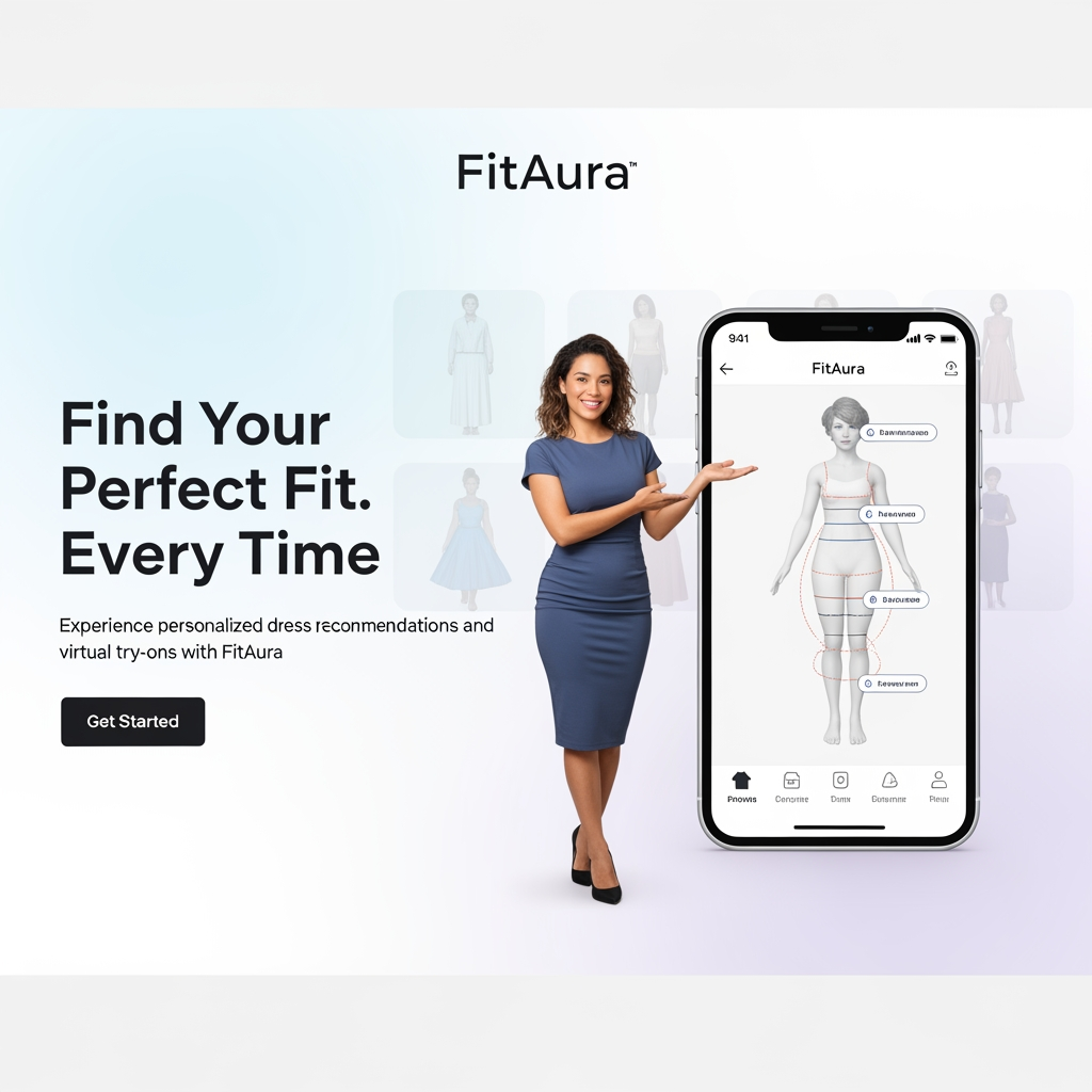 AI Design for FitAura 

For a website for checking dress fitness
