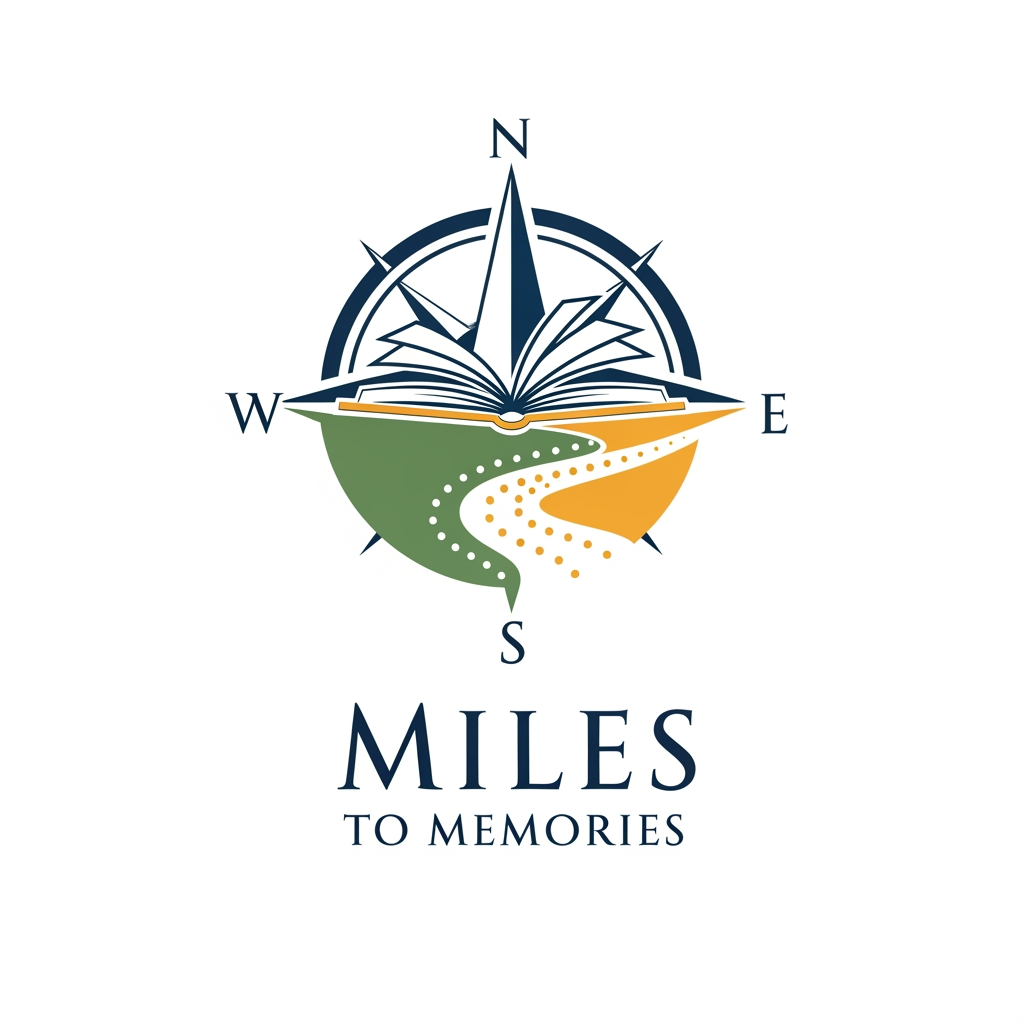AI Design for i need a unique travel logo 
company name is "Miles to Memories"