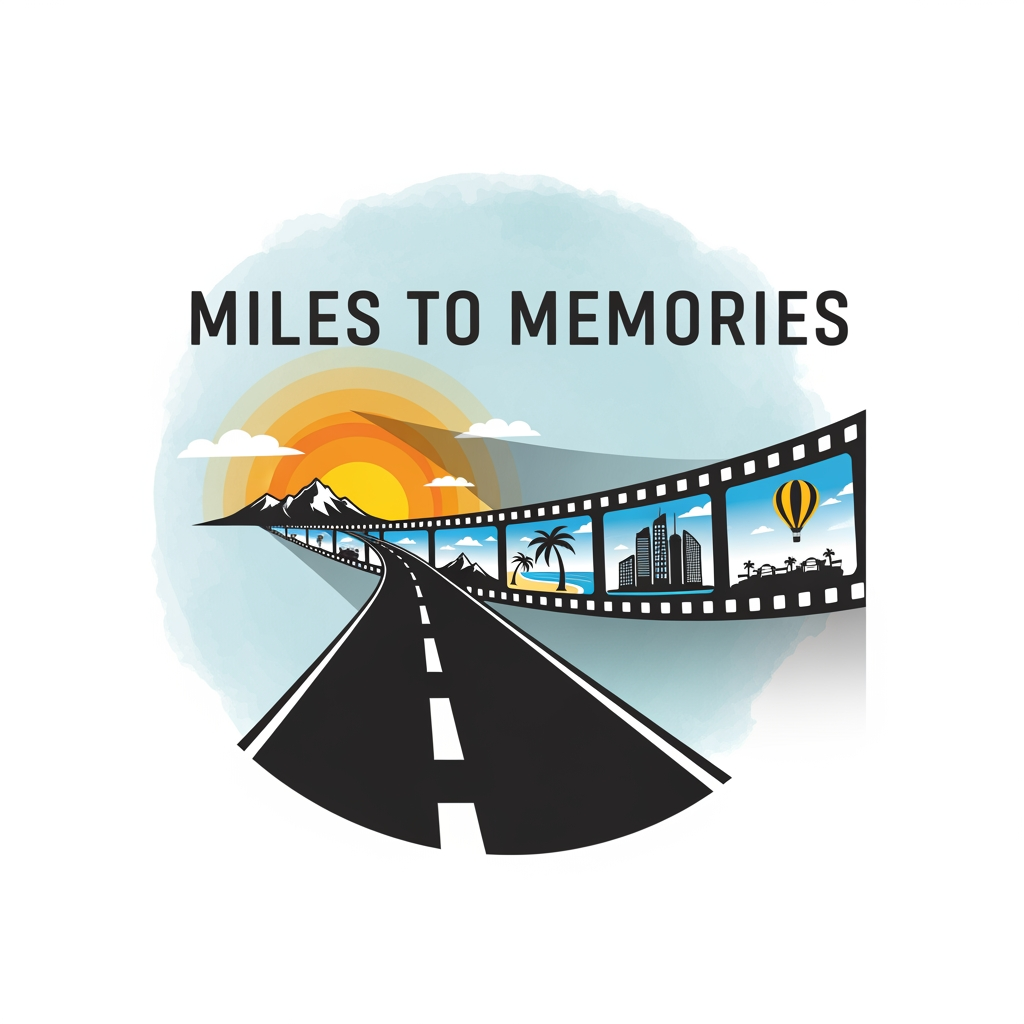 AI Design for i need a unique travel logo 
company name is "Miles to Memories"