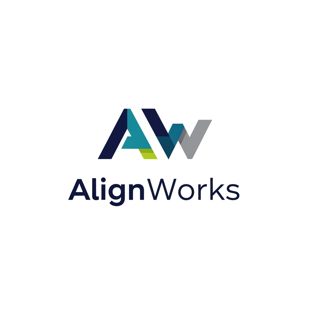 AI Design for CREATE PROFESSIONAL LOGO FOR ALIGNWORKS