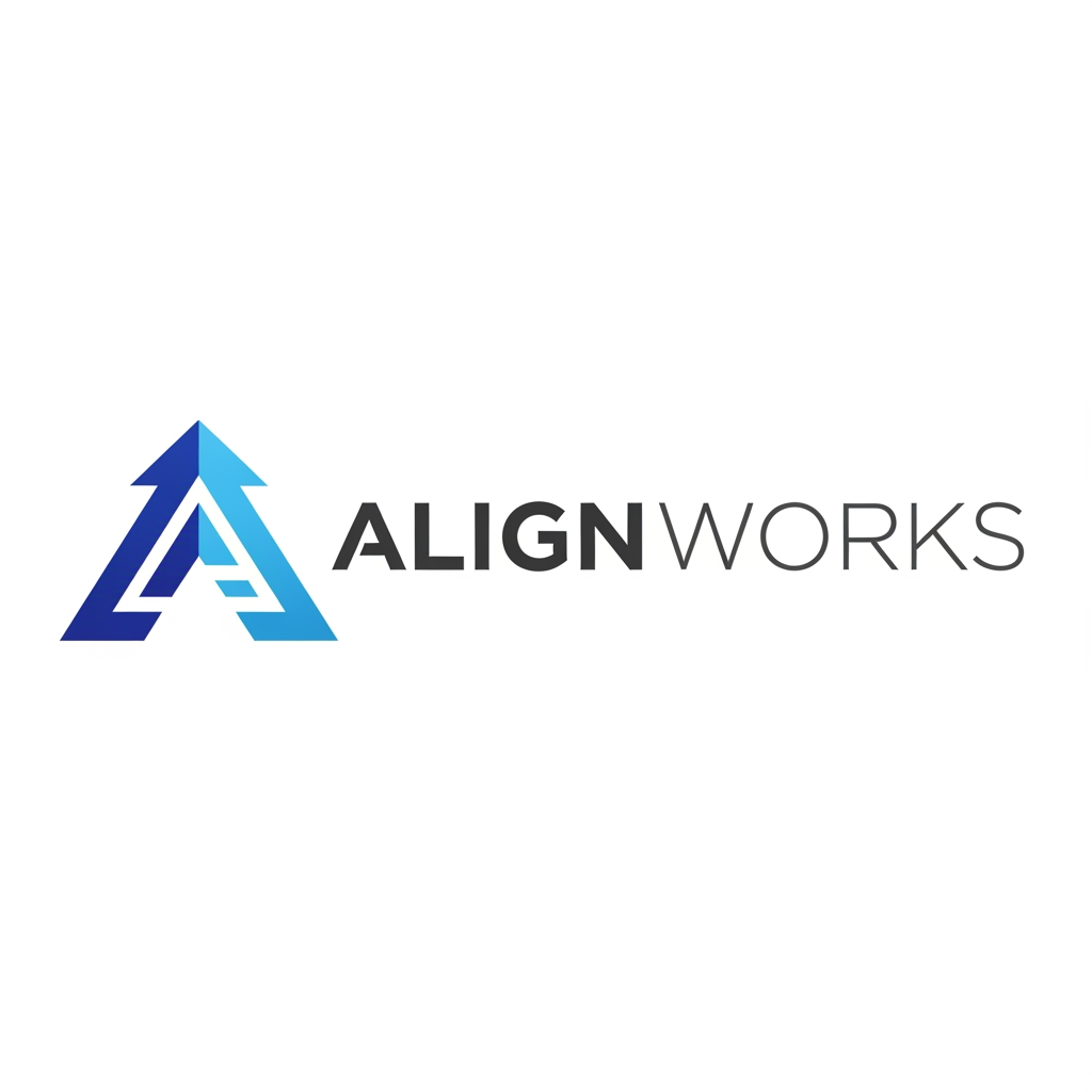 AI Design for ALIGNWORKS LOGO