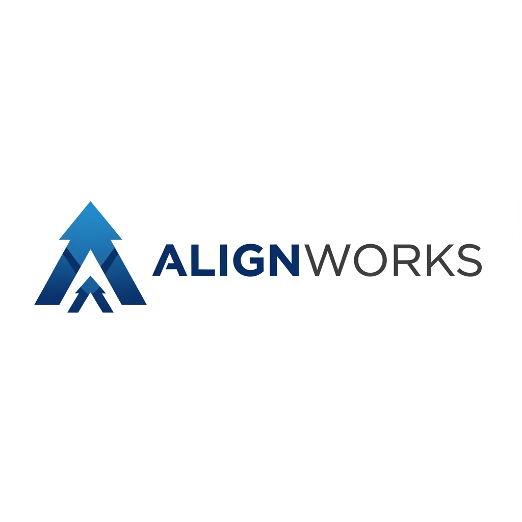 AI Design for ALIGNWORKS LOGO