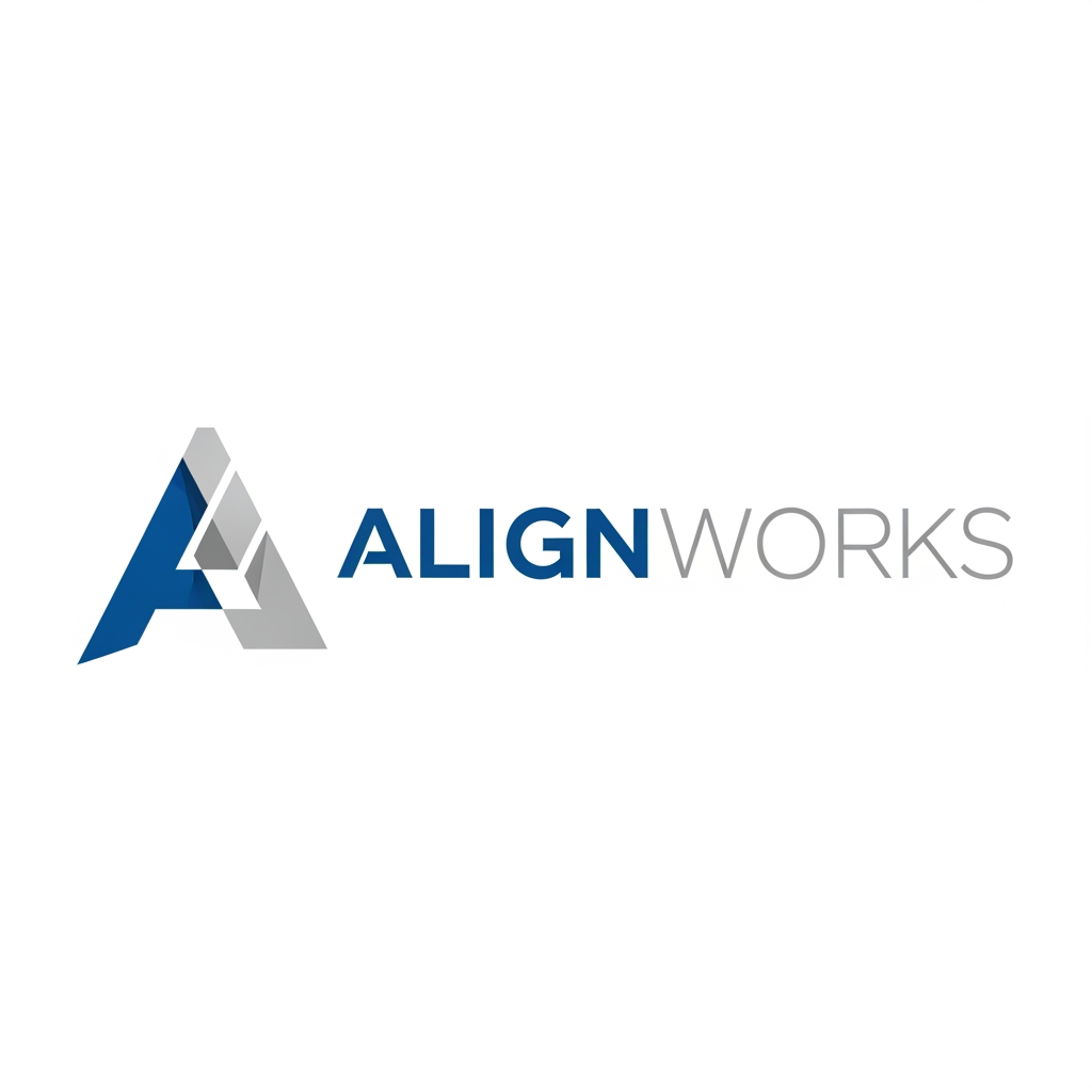 AI Design for ALIGNWORKS LOGO