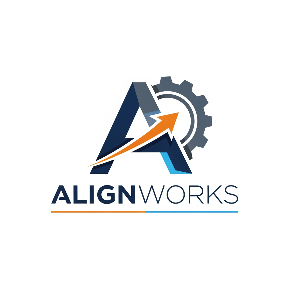 AI Design for ALIGNWORKS LOGO
