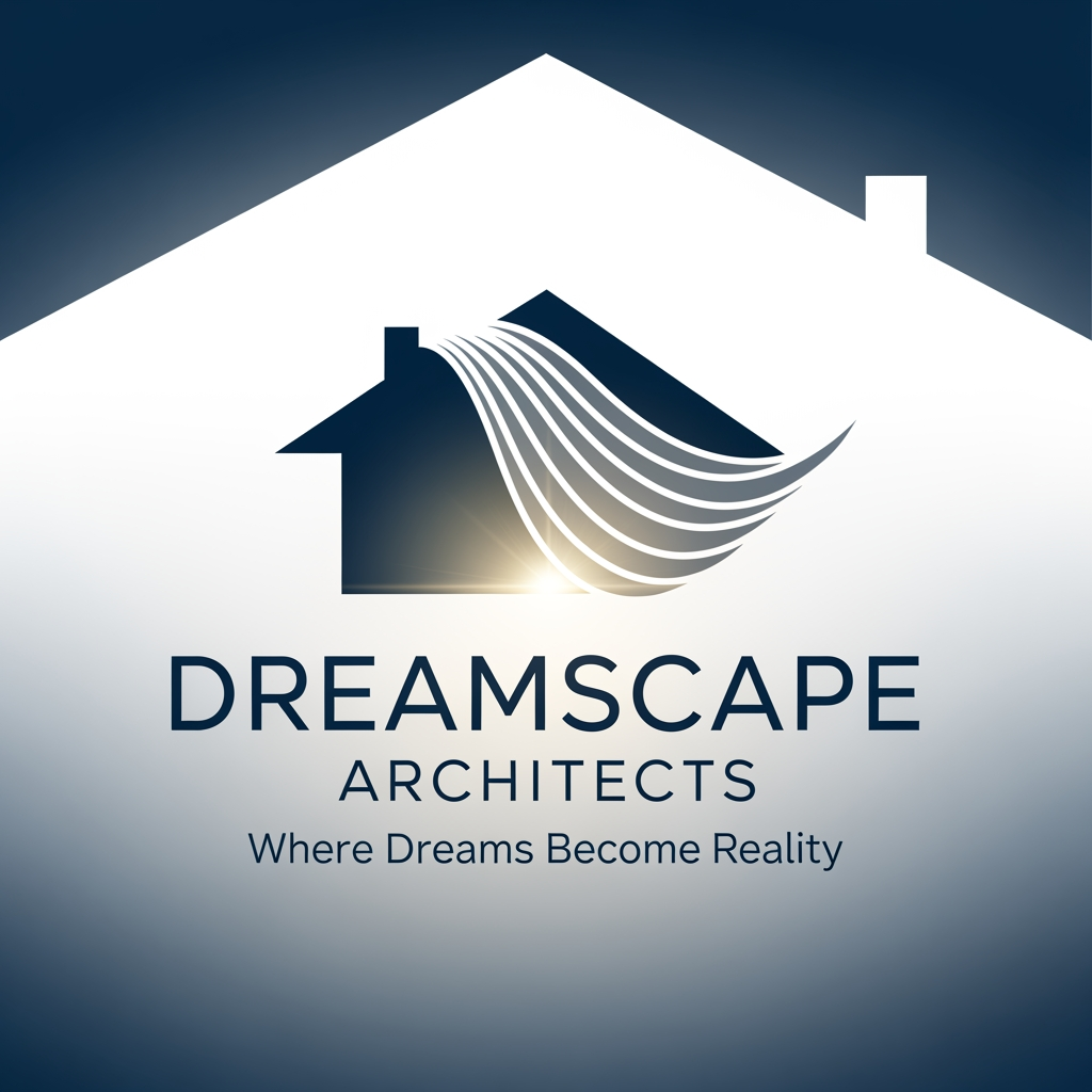 AI Design for create logo for architectural firm name- Dreamscape Architecs- where dreams become reality