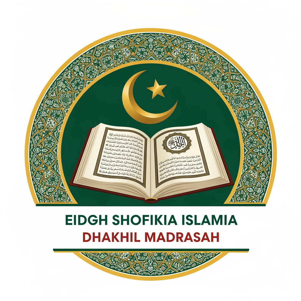 AI Design for Eidgh Shofikia Islamia Dhakhil Madrasah logo