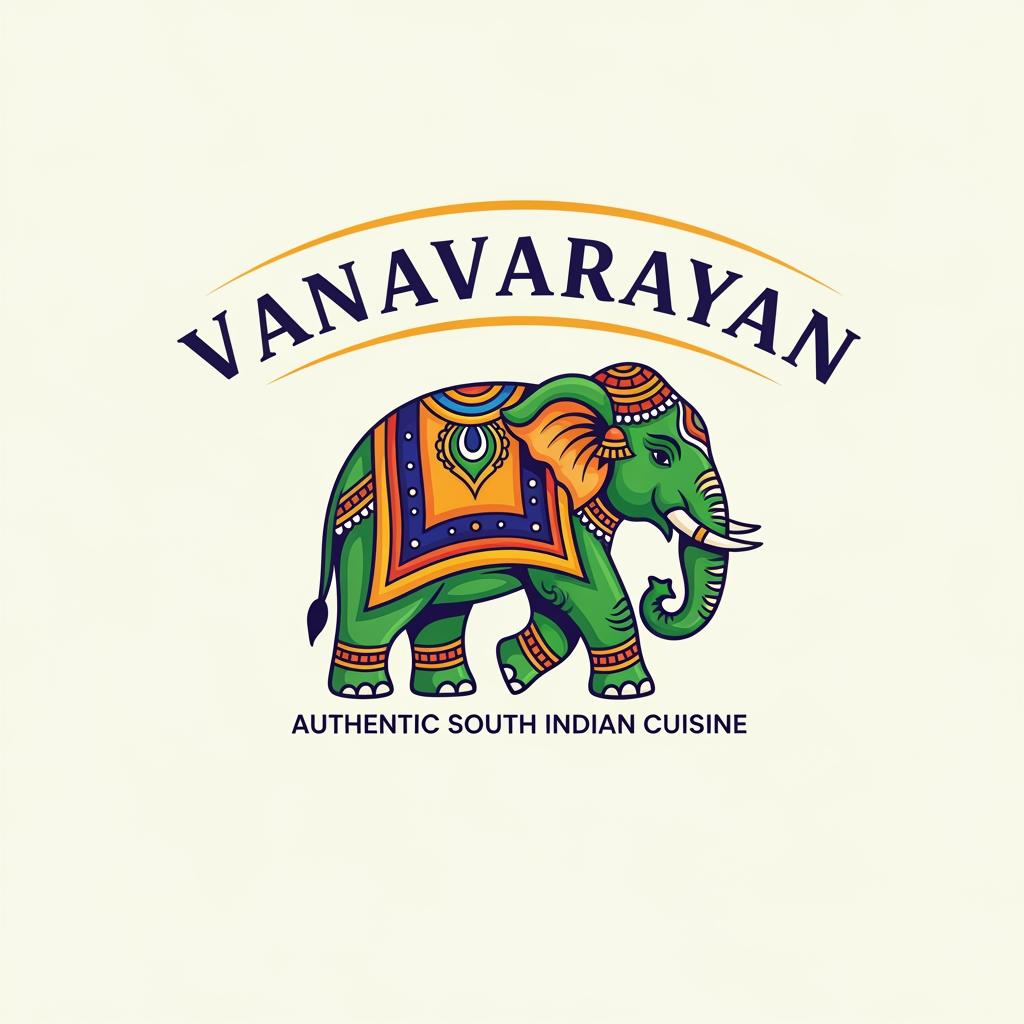 AI Design for i want logof my resturent the name was vanavarayan
