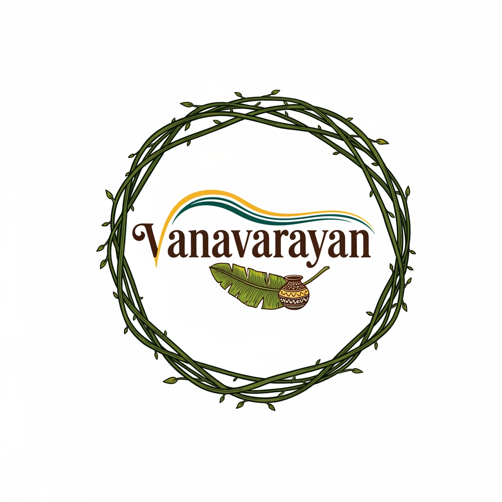 AI Design for i want logof my resturent the name was vanavarayan