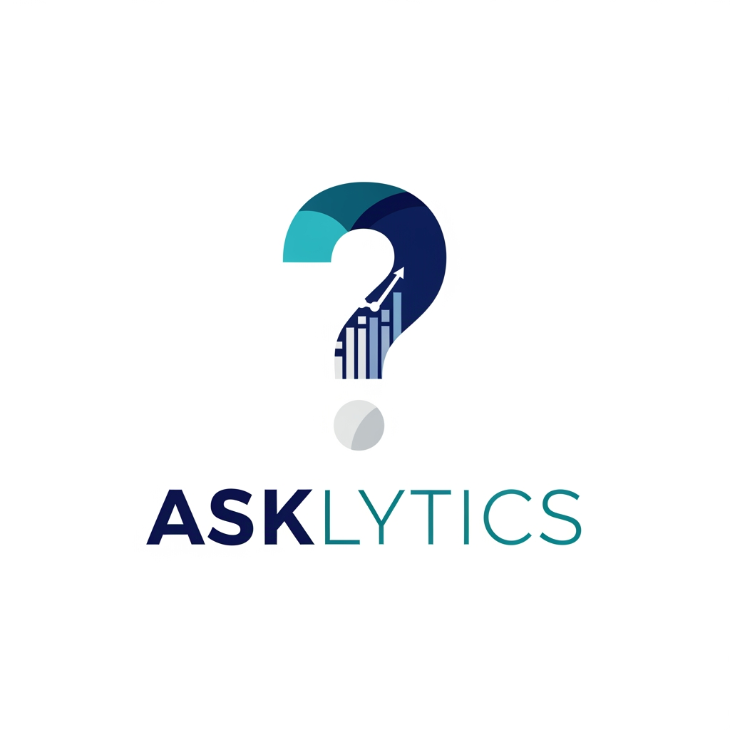 AI Design for create a best logo for my product , product name is -Asklytics