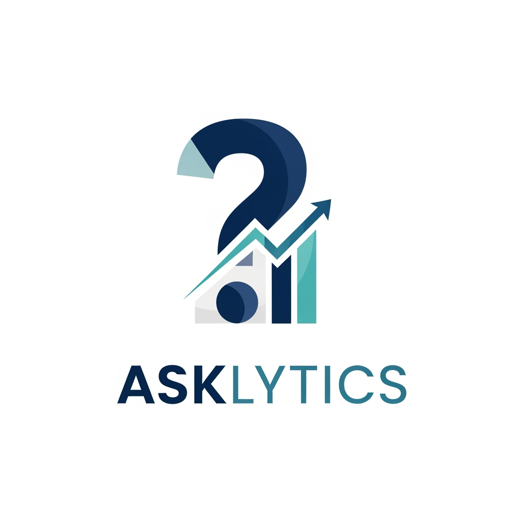 AI Design for create a best logo for my product , product name is -Asklytics