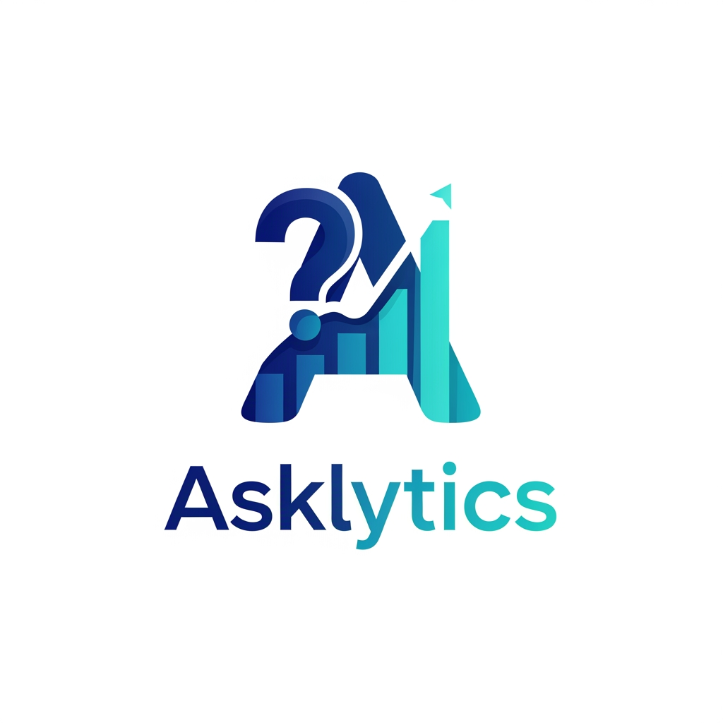 AI Design for create a best logo for my product , product name is -Asklytics