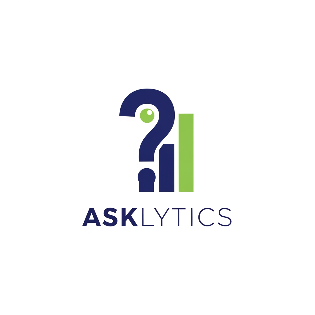 AI Design for create a best logo for my product , product name is -Asklytics