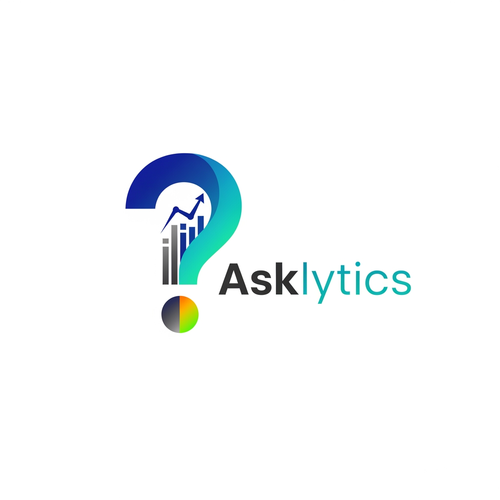 AI Design for create a best logo for my product , product name is -Asklytics