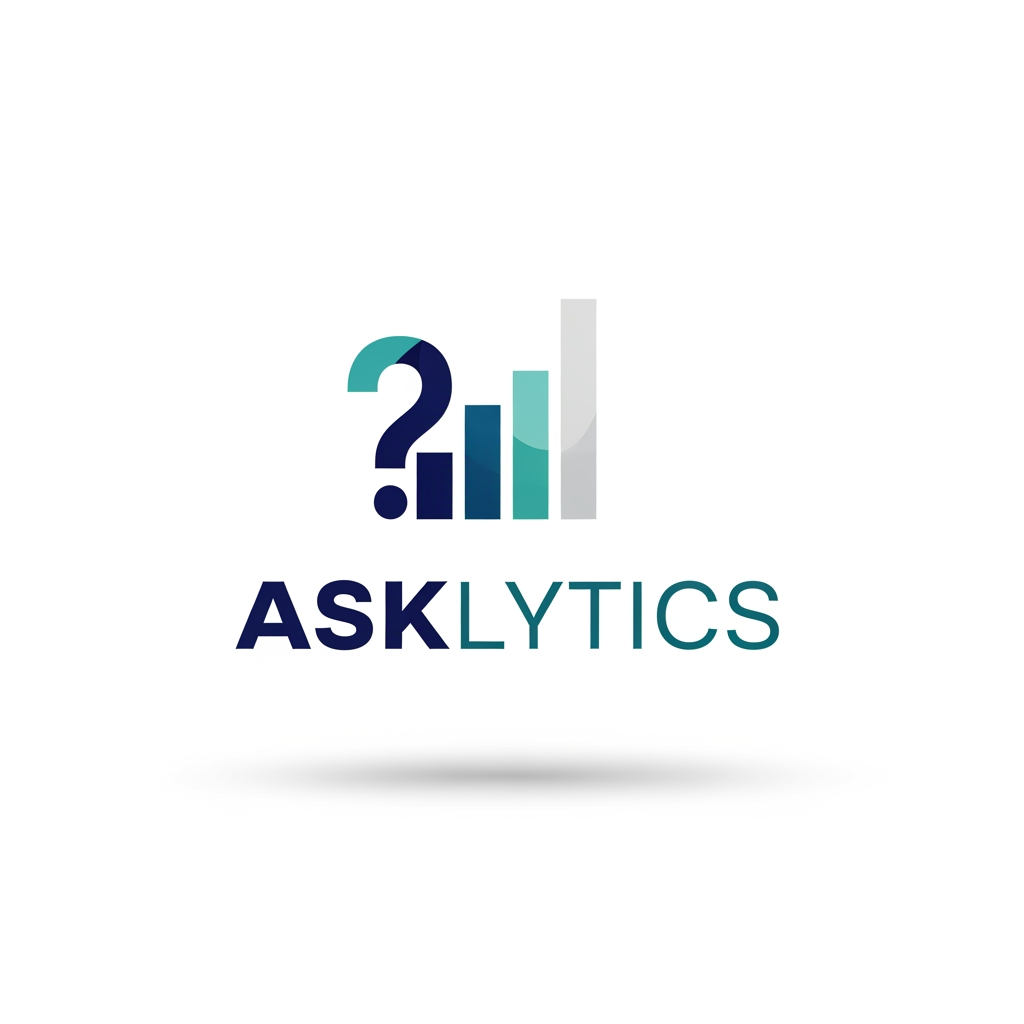 AI Design for create a best logo for my product , product name is -Asklytics