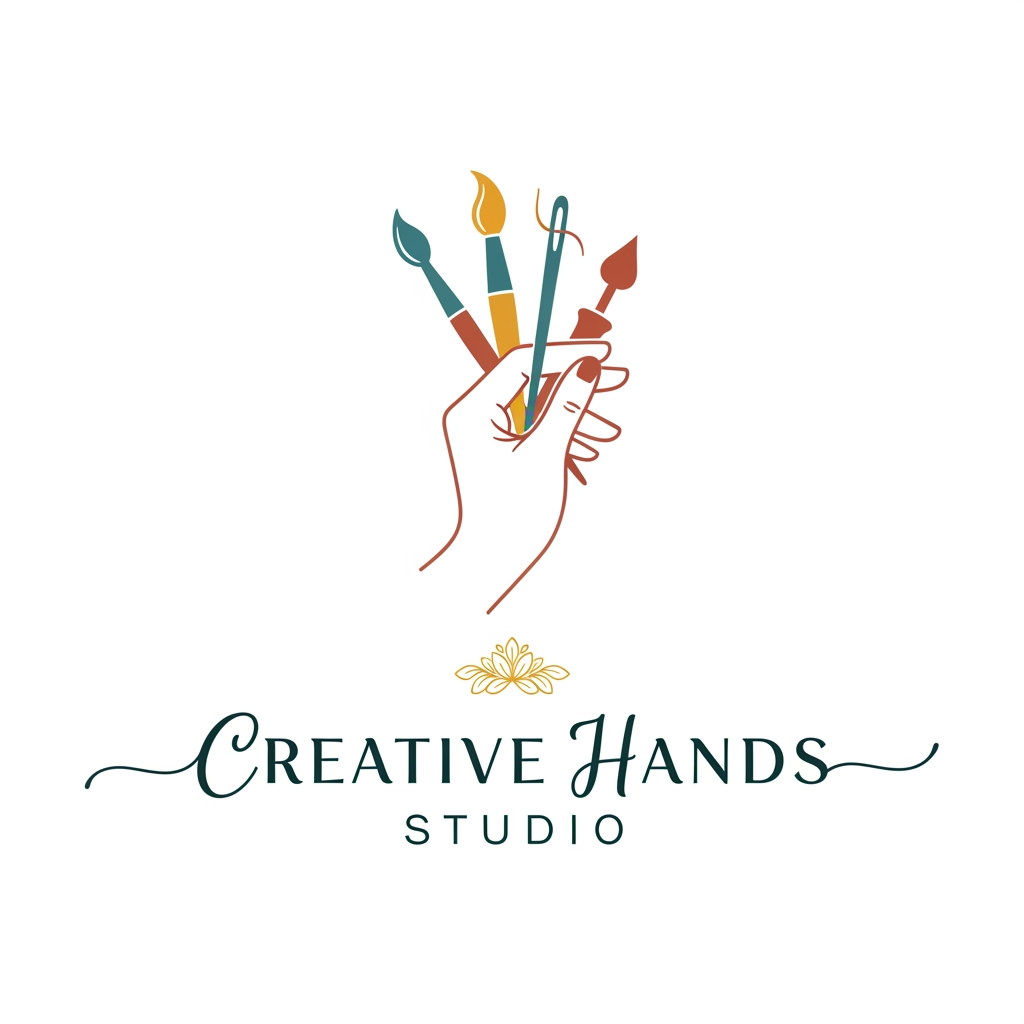 AI Design for art and craft business logo