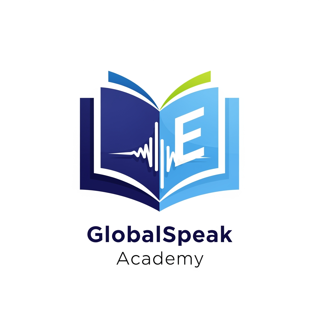 AI Design for design a logo for an online English training channel