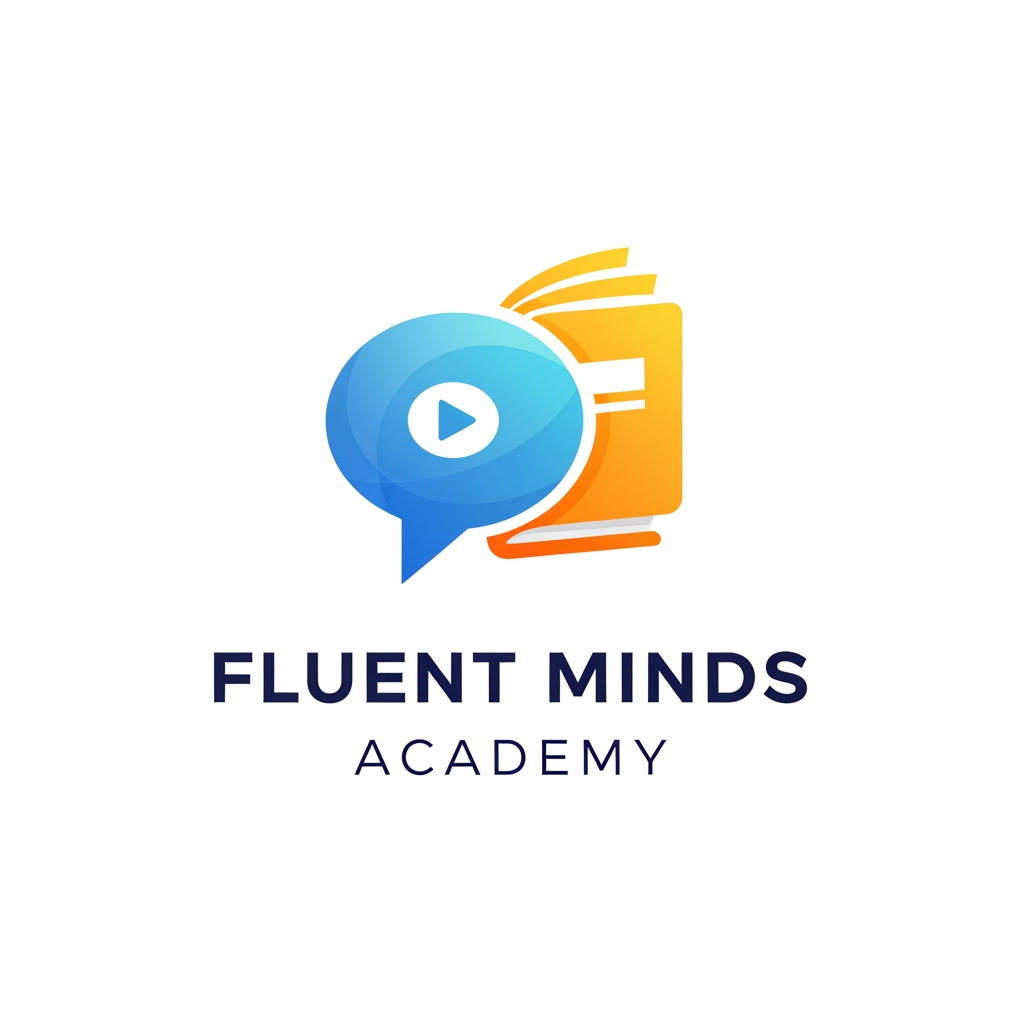 AI Design for design a logo for an online English training channel